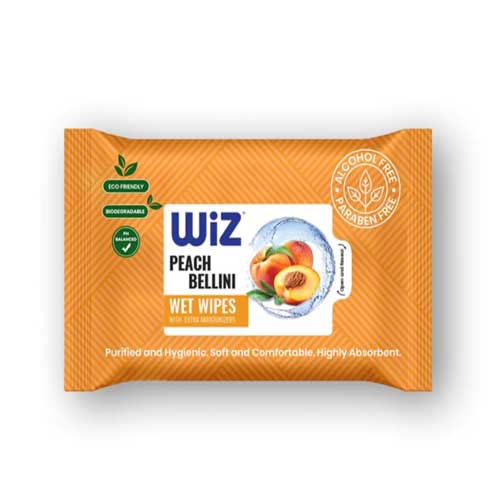 WIPES - PEACH BELLINI - 15cm*20cm