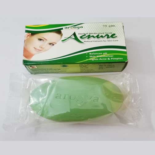 ACNURE HERBAL MEDICATED SOAP - 75gm