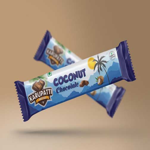 COCONUT KARUPATTI CHOCOLATE - 1pcs