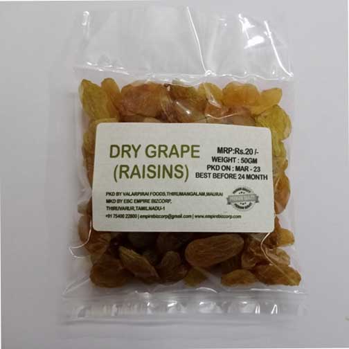 ULAR THIRATCHAI (RAISINS/DRY GRAPE) - 50gm