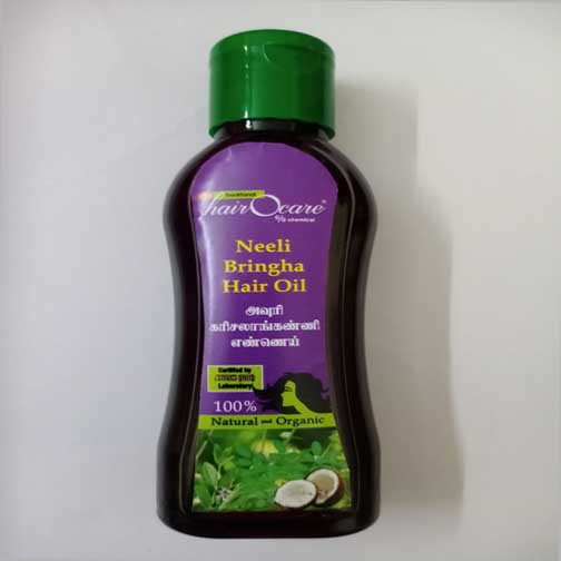 NEELI BRINGHA HAIR OIL (AVURI KARISALANKANNI OIL) - 100ml