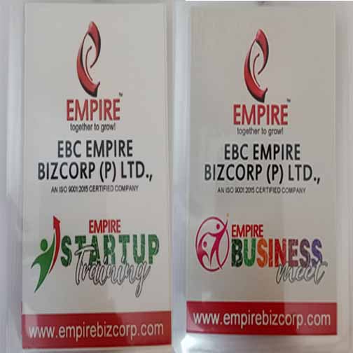 EMPIRE STARTUP TRAINING & BUSINESS MEET ID CARD - 1PCS