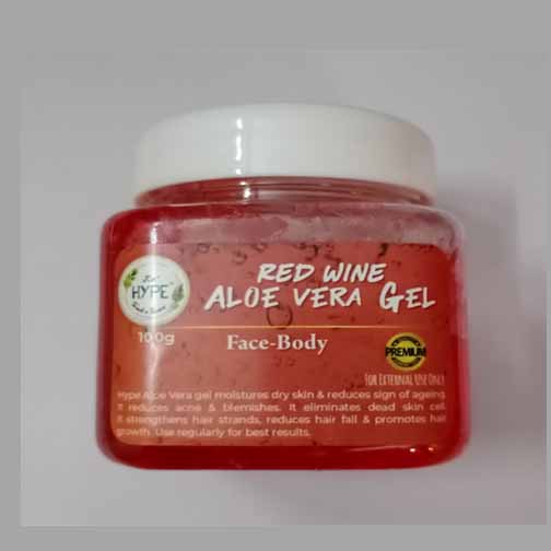 ALOE - RED WINE GEL (FACE & BODY) - 100gm