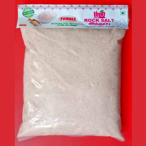 UNIQ - ROCK SALT POWDER (INDHUPPU THOOL)- 1KG